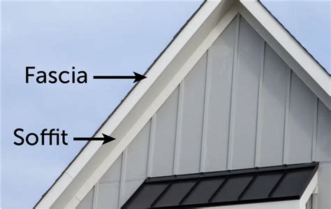 metal fascia trim of a house|house exterior fascia.